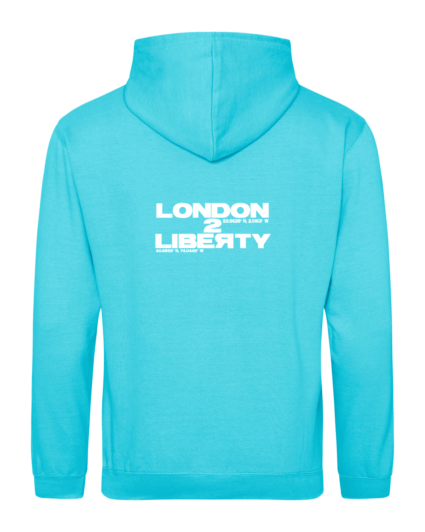 Unisex Hoodie - Turquoise Surf