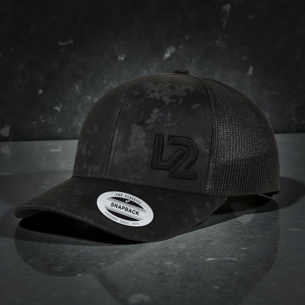Trucker Cap - Black Multi Cam