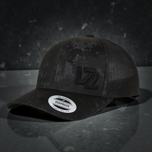 Trucker Cap - Black Multi Cam