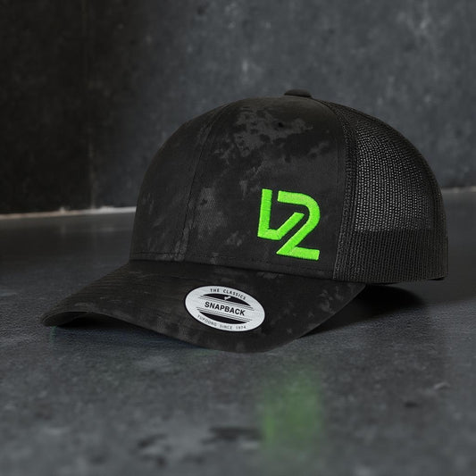 Trucker Cap - Black Multi Cam